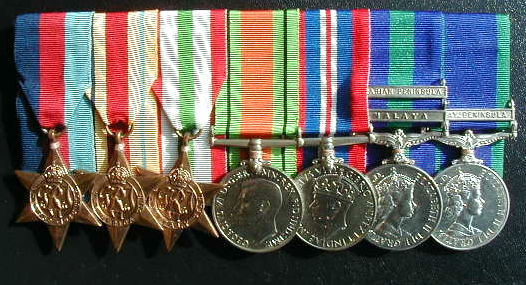 The medal group of Derek Eustace John Meaker